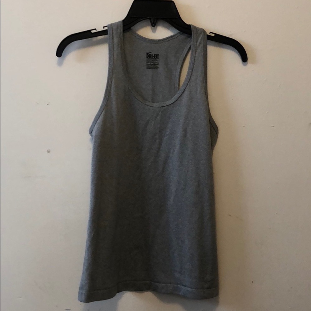 Nike drifit racerback gray tank size xs
